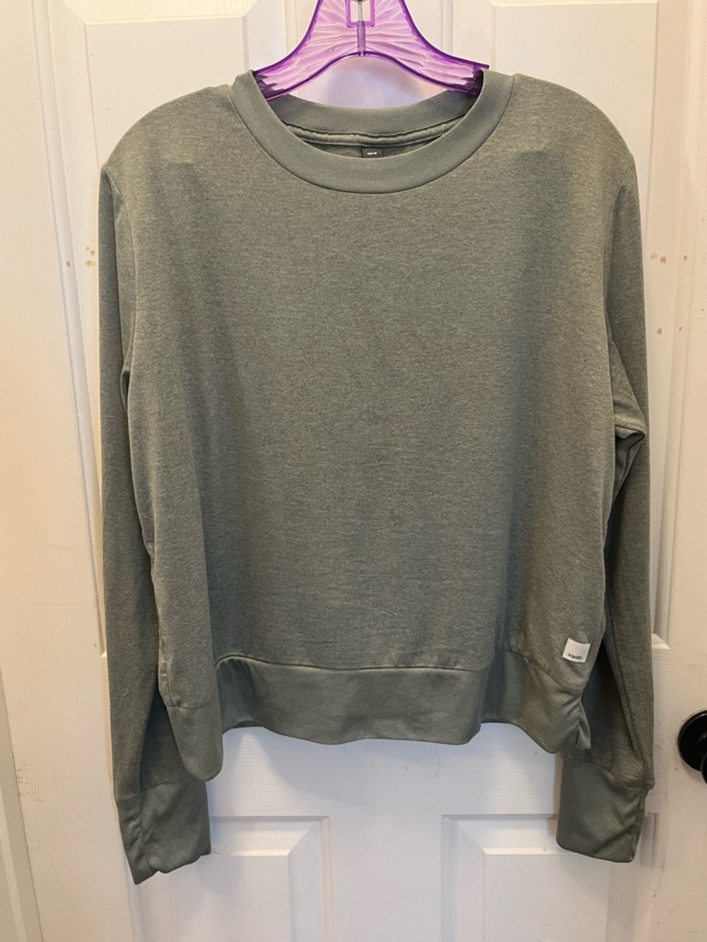 💕 LIKE NEW Vuori Daydream Crew - Eucalyptus Heather (?) - Sz Large